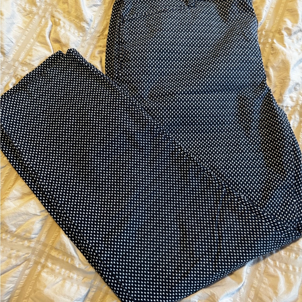 Navy and White Polka printed GAP Chino Pants